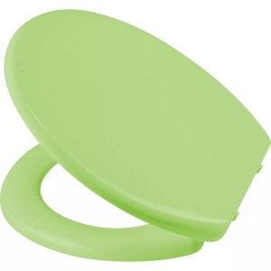Diaqua, DIAQUA WC - Sitz BARBANA, DiAqua WC-Sitz Barbana Slow Down Grün | 5.7 × 37.5 × 44 cm
