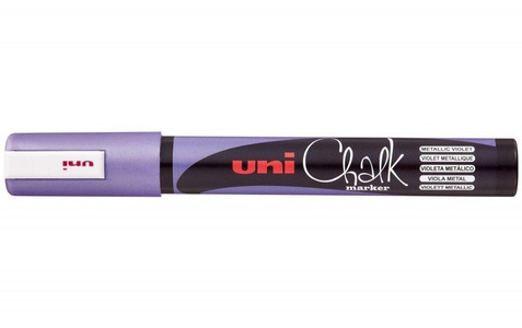uni-ball, UNI-BALL Chalk Marker 1.8-2.5mm PWE-5M METALLIC VIOLET Metallic violet, uni-ball Chalk Marker, 1.8-2.5mm, Metallic violett, PWE-5M METALLIC VIOLET