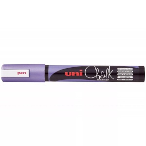 uni-ball, UNI-BALL Chalk Marker 1.8-2.5mm PWE-5M METALLIC VIOLET Metallic violet, uni-ball Chalk Marker, 1.8-2.5mm, Metallic violett, PWE-5M METALLIC VIOLET