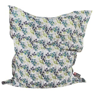 Beliani, Sitzsack mit Innensack 140 x 180 cm Pfla, Beliani - Sitzsack aus Nylon Modern FUZZY, One Size, Dunkelblau