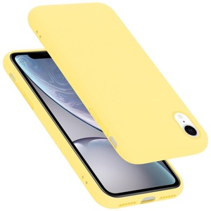 Cadorabo, Hülle für Apple iPhone XR TPU Silikon Liquid, Cadorabo - Hülle für Apple iPhone XR TPU Silikon Liquid, Gelb