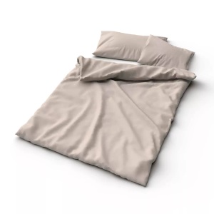 Lotus Bettwaren - Bettwäsche Bambus Uni, 200X210CM, Taupe