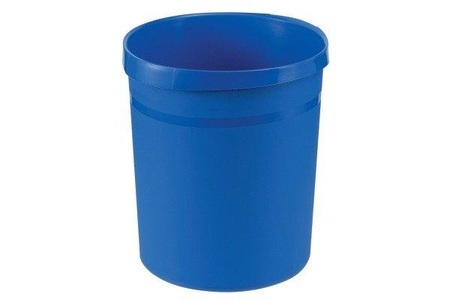 HAN, Papierkorb 18 l HAN Grip (Ø x H) 312 mm x 350 mm Blau 1 St., Han Papierkorb, GRIP, 18lt, blau, 18190-14