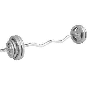 Gorilla sports, Sz-curlhantelset Unisex Silber 35KG, Gorilla Sports - Sz-Curlhantelset, One Size, Silber