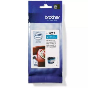 Brother, Brother Tintenpatrone, blau, LC-427C, (1'500 Seiten), BROTHER Tintenpatronen/Druckköpfe für Inkjetdrucker/Multifunktionsgeräte