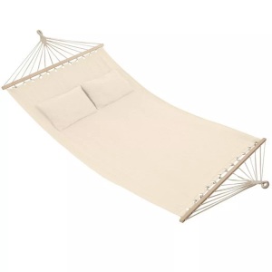 TecTake, Hängematte Eden Hängematte Eden, Tectake - Hängematte Eden 230 x 145 cm, 2P, Beige