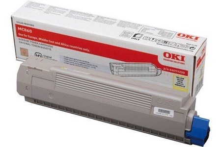 OKI, OKI Toner 44059209 Yellow, Druckleistung, Oki Toner, gelb, 44059209, (9'500 Seiten)