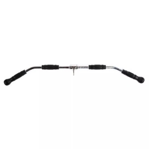 Gladiatorfit, Große Dorsalzugstange Aus Stahl 90cm Für Flaschenzug Unisex Schwarz ONE SIZE, GladiatorFit - Große Dorsalzugstange aus Stahl 90cm für Flaschenzug, One Size, Schwarz