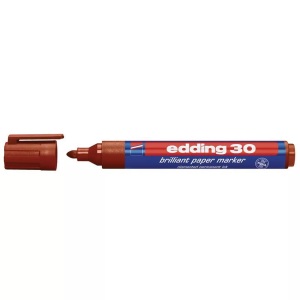 edding, edding Permanent-Marker 30 Braun, Edding 30, Permanent Marker, 1,5-3mm, braun, 42946