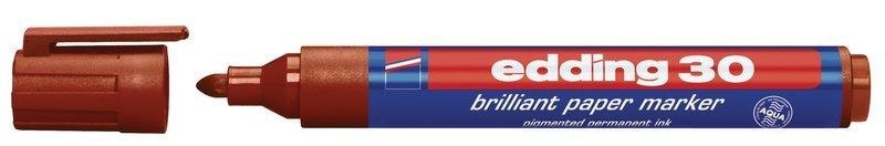 edding, edding Permanent-Marker 30 Braun, Edding 30, Permanent Marker, 1,5-3mm, braun, 42946