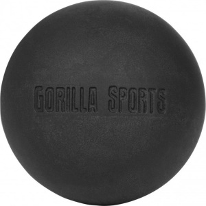 Gorilla sports, Gorilla Sports - Fascia Ball ø 6cm - Schwarz 6 cm, 
