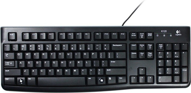 Logitech, Logitech Tastatur K120 Business, Logitech - Keyboard K120 for Business - Frankreich, Schwarz