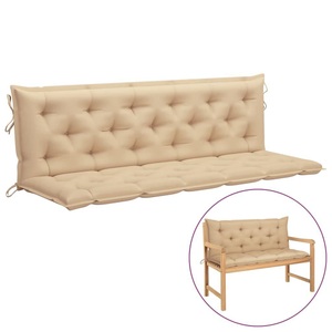 vidaXL, vidaXL Auflage für Hollywoodschaukel Beige 180 cm Stoff, 