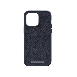 Njord by Elements, Njord by Elements - iPhone 14 Pro Max MagSafe Lachsleder Hülle (NA44SL00) - Schwarz, 