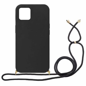 Apple, Eco Case mit Kordel iPhone 11 Pro - Black, mobileup - Eco Case mit Kordel iPhone 11 Pro Black