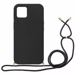 Apple, Eco Case mit Kordel iPhone 11 Pro - Black, mobileup - Eco Case mit Kordel iPhone 11 Pro Black