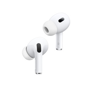 Apple, APPLE AirPods Pro (2. Generation) mit MagSafe Ladecase - True Wireless Kopfhörer (In-ear, Weiss), Apple AirPods Pro 2022 mit MagSafe Ladehülle (Lightning)