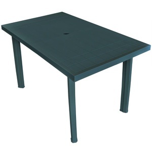 vidaXL, vidaXL Gartentisch Grün 126 x 76 x 72 cm Kunststoff, vidaXL Gartentisch Grün 126x76x72 cm Kunststoff