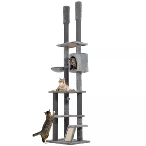 PawHut, PawHut - Katzenbaum, One Size, Grau, PawHut - Katzenbaum, One Size, Grau