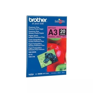 Brother, Brother Bp71Ga3 -, Brother Fotopapier, A3, 260g, BP71GA3, (20 Blatt)