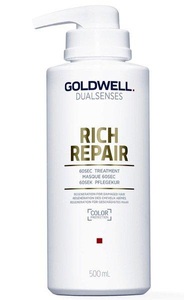 Goldwell, Goldwell Trattamento di Goldwell Dualsenses Rich Repair 60Sec 500ml, Goldwell Dualsenses Rich Repair 60 sec. Treatment 500 ml