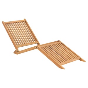 vidaXL, vidaXL Sonnenliege Massivholz Teak, vidaXL Sonnenliege Massivholz Teak