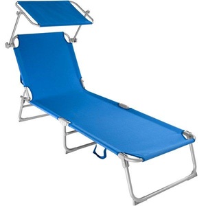 TecTake, Gartenliege 4-stufig Gartenliege 4-stufig, 