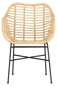 SCHOU, Gartenstuhl AGNETE Rattan, 2ER SET Gartenstuhl AGNETE Rattan, 2ER SET, SCHOU - Gartenstuhl AGNETE Rattan, 2ER SET, 2 Stück, Schwarz