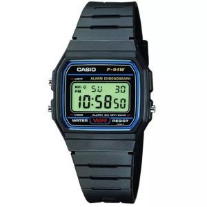 Casio Collection, Casio Collection Chronograph »F-91W-1YEF«, Casio Collection F-91W-1YEG Unisexuhr