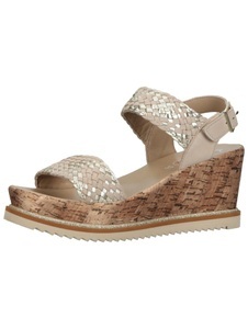 ARA, Ara Keilsandalette »PARMA«, mit glitzerndem Laufsohlen-Einfass, G-Weite, 