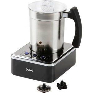 Domo, DOMO DO717MF Milchaufschäumer Edelstahl, Schwarz 650 W, Domo, Milchaufschäumer, Domo DO717MF Milchaufschäumer, Produkte & Wohnen