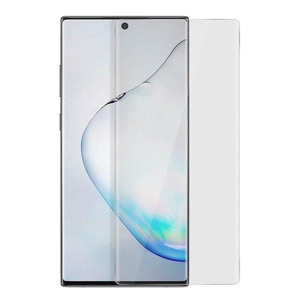 Avizar, Avizar 3D gebogen gehärtetem Glas Film für Galaxy Note 10 Klebstoff Flüssigtransparent Klar, 
