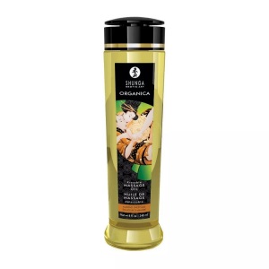 Shunga, Massage Öl Organica, Shunga Organica Massageöl, Süsse Mandeln, Transparent, 240 Ml - Amorana