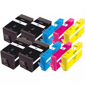 Peach, Peach 10er-Pack Tintenpatronen kompatibel zu HP No. 934XL, No. 935XL, Tinte PI300-688 (10er-Pack)