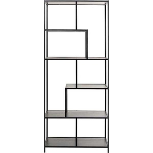 Kare Design, Regal Loftie schwarz 77x185, KARE Design - Regal Loftie 77x185, One Size, Schwarz