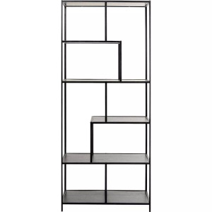 Kare Design, Regal Loftie schwarz 77x185, KARE Design - Regal Loftie 77x185, One Size, Schwarz