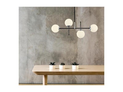 Home, Home - Kronleuchter - Schwarz und Weiss, 
