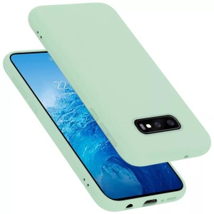 Cadorabo, Hülle für Samsung Galaxy S10e TPU Silikon Liquid, Cadorabo - Hülle für Samsung Galaxy S10e TPU Silikon Liquid, Hellgrün