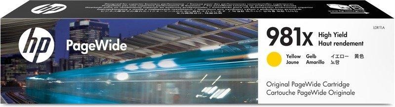 Hp, Original Tintenpatrone gelb HP No. 981X, L0R11A, Hewlett Packard Tintenpatrone, gelb, No.981X, L0R11A, (10'000 Seiten)