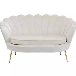 Kare Design, Sofa Water Lily 2-Sitzer beige, KARE Design - Sofa Water Lily 2-Sitzer, One Size, Beige