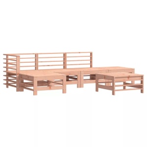 vidaXL, vidaXL 6-tlg. Garten-Lounge-Set Massivholz Douglasie, vidaXL 6-tlg. Garten-Lounge-Set Massivholz Douglasie