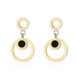 undefined, Ailoria - Axelle Ohrringe mit Schmucktäschchen, AILORIA - AXELLE Ohrringe, 2.5CM, Gold