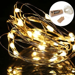 Cover-Discount, Weinflaschen Kupferdraht Lichterkette 1m Weinflaschen Kupferdraht Lichterkette 1m, Cover-Discount - Weinflaschen Kupferdraht Lichterkette 1m, 10 m, Gelb Bunt