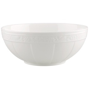 Villeroy Boch, Villeroy & Boch-White Pearl Salatschüssel, 24 cm, 