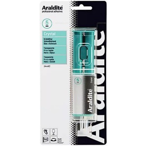 Araldit, ARALDIT Crystal Kleber Spritze, Araldite Crystal Tape, 50638-00000, (2 x 12ml)