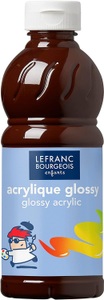 LEFRANC, LEFRANC Acrylfarbe Glossy 500 ml, Schokolade, LEFRANC Acrylfarbe Glossy 500 ml, Schokolade