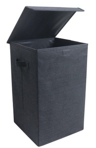 VCM, Wäschekorb Stoff Wäschebox Wäschetruhe Wäschesammler Stoffbox Deckel Dreso M Wäschekorb Stoff Wäschebox Wäschetruhe Wäschesammler Stoffbox Deckel Dreso M, VCM - Wäschekorb Stoff Wäschebox Wäschetruhe Wäschesammler Stoffbox Deckel Dreso M, 30cm, Anthrazit