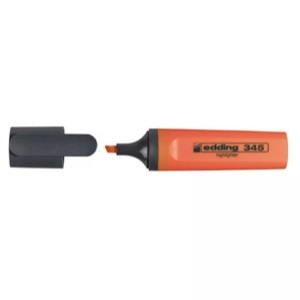 edding, EDDING Textmarker 345 345-6 orange, Edding 345, Textmarker, orange, 345-6