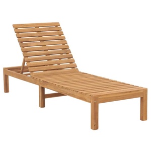 vidaXL, vidaXL Sonnenliege Massivholz Teak, 