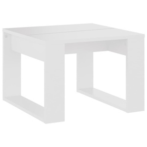 vidaXL, vidaXL Beistelltisch Weiß 50x50x35 cm Spanplatte